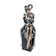 thumbnail image 1 of Escultura Familia De Tres, Pieza De Arte Moderno Rústica Para Estante, Mesa, Dormitorio, Negro, Plateado, 1 of 5