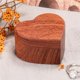 thumbnail image 3 of Caja de anillos Wislist de madera en forma de corazón 5.5 × 6 × 3.2 cm, 3 of 9