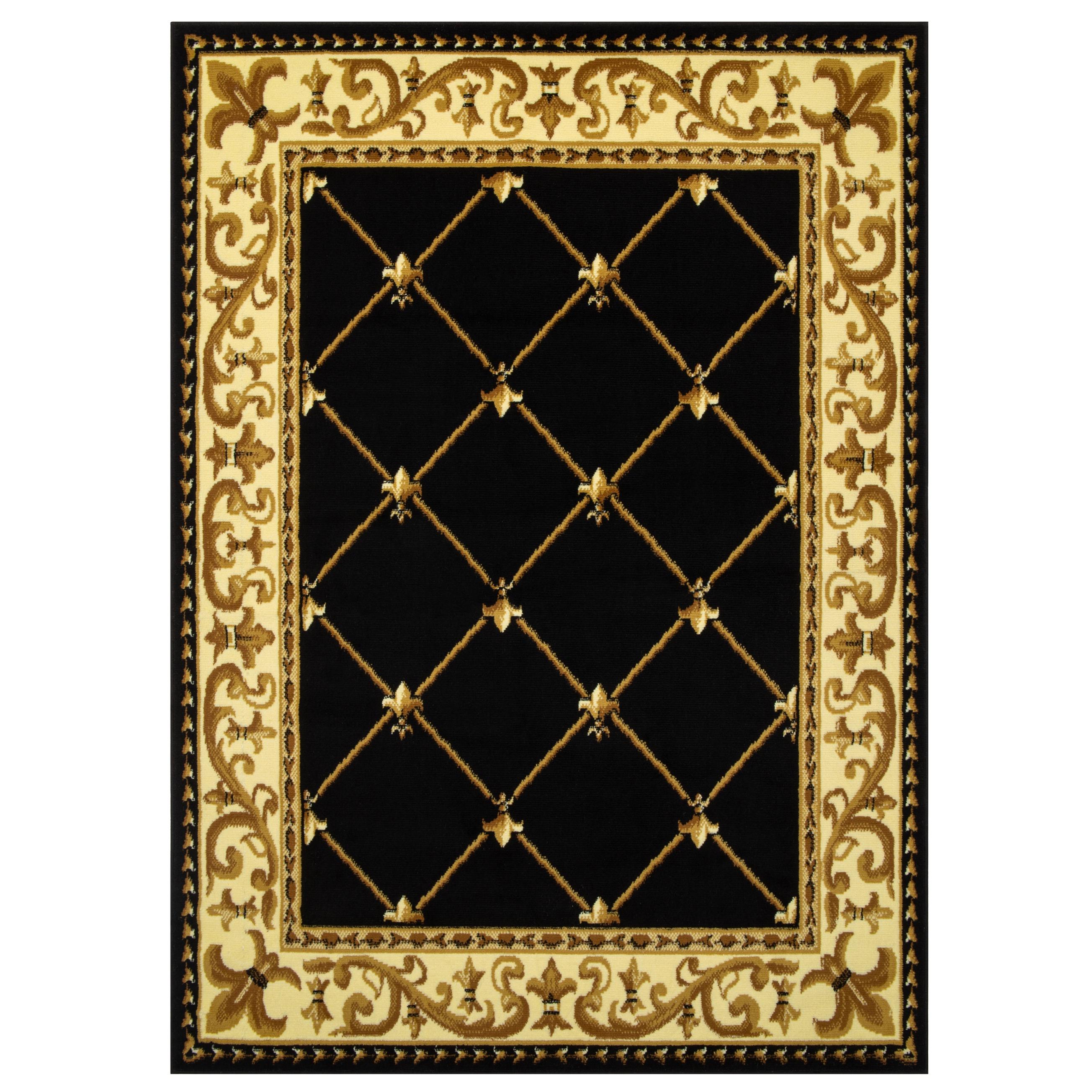 Modalfo - Alfombra Kashan King Negra 200 X 290 Cm