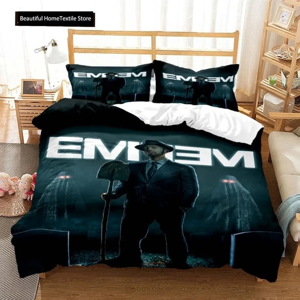 Eminem Hip -hop sänger ed Bedding Duvet Cover Queen Bedding Set Soft And Comfortable Customized King Size Bedding SetBed Sheets