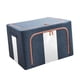 thumbnail image 2 of Organizador De Bolsas De Almacenamiento De Ropa, Impermeable, Reforzado Para Juguetes, Ropa De Cama, Armario, Azul Marino, 2 of 5