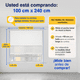 thumbnail image 2 of Cortina Roller Blackout 2 Paño 100x240 Doble Con Visillo Sin Cenefa, 2 of 9