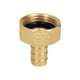 thumbnail image 1 of Conector de riego con espiga 1/2" HI Rosca 3/4" - Truper, 1 of 2