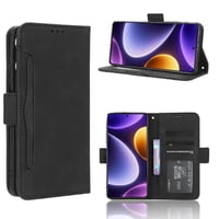 Funda Tipo Billetera Foxdock Para Xiaomi Poco F5 5G – Tapa Flip Con Tarjetero