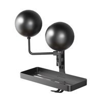 Ioensy - Soporte Para Casco De Motocicleta, Colgador De Casco De Almacenamiento Para Gorra, Sombreros De Voleibol, Estilo De Doble Bola