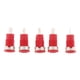 thumbnail image 3 of 5pcs 4mm Banana Plug Safety Socket Montaje En Panel Enchufe Post Enchufe 32A Rojo, 3 of 5