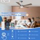 thumbnail image 2 of Ventilador de techo Autoday 132 cm con control remoto y por app, 2 of 9