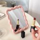 thumbnail image 2 of Espejo de maquillaje CCREDONE de 17 cm, rosa, plegable para escritorio, 2 of 6