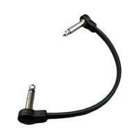 Bothyi - Cable De Conexión Para Guitarra, Tablero De Pedal De Efectos De Bajo, Cable De Conexión Ts, Cable De Pedal De Efecto, 15Cm, Negro