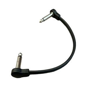 Bothyi - Cable De Conexión Para Guitarra, Tablero De Pedal De Efectos De Bajo, Cable De Conexión Ts, Cable De Pedal De Efecto, 15Cm, Negro
