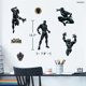 thumbnail image 5 of Pegatinas de pared WALL PALZ Pantera Negra – Set de 7, 5 of 7