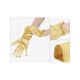 thumbnail image 3 of INSPIRE CHIC Guantes de Mujer de Satén con Decoración de Perlas, Guantes Cortos de Longitud de Muñeca para Boda Elegante en Oro, 3 of 6