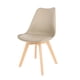 thumbnail image 2 of Set 4 Sillas de Comedor Tulip Asiento Acolchado Café, 2 of 3