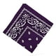 thumbnail image 3 of Pañuelo De Cabeza De Vaquero De Paisley De Algodón Unisex, Morado., 3 of 3