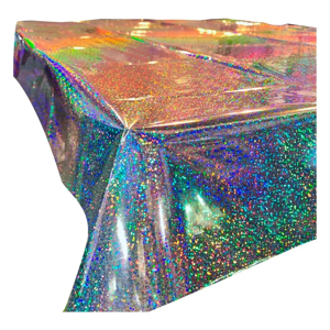 Genérico - Mantel Plástico Holográfico Cumpleaños