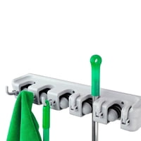 N-Ofertas - Soporte Pared Organizador Escobas Multiuso