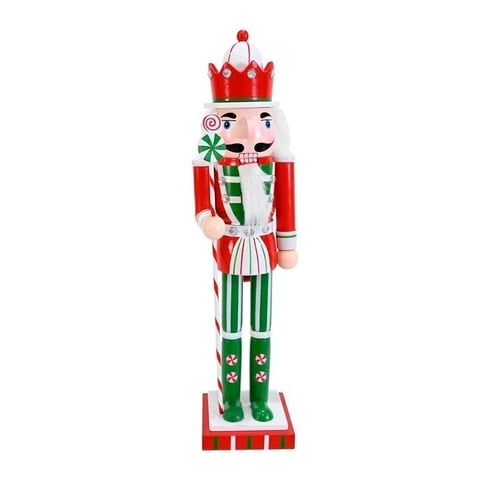 Wakeshome - Soldado Cascanueces Navideño Madera Adorno Arbol De Navidad