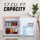 thumbnail image 2 of Refrigerador compacto ICEBOX IBCR17BLS 50L Rojo rubor, 2 of 7