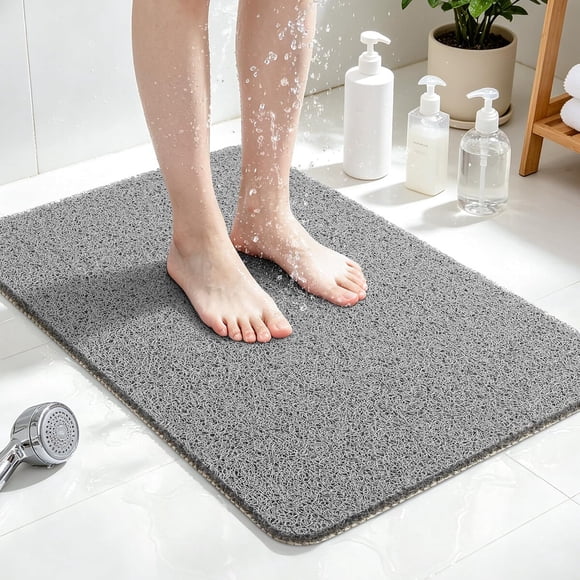 LuxStep Shower Mat Bathtub Mat, 24 x 16 inch, Non-Slip Bath Mat