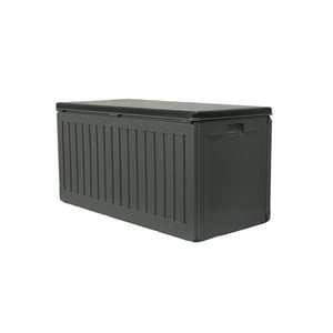 Bodega Jardín Tipo Baúl Negro 490 Litros Qrubber