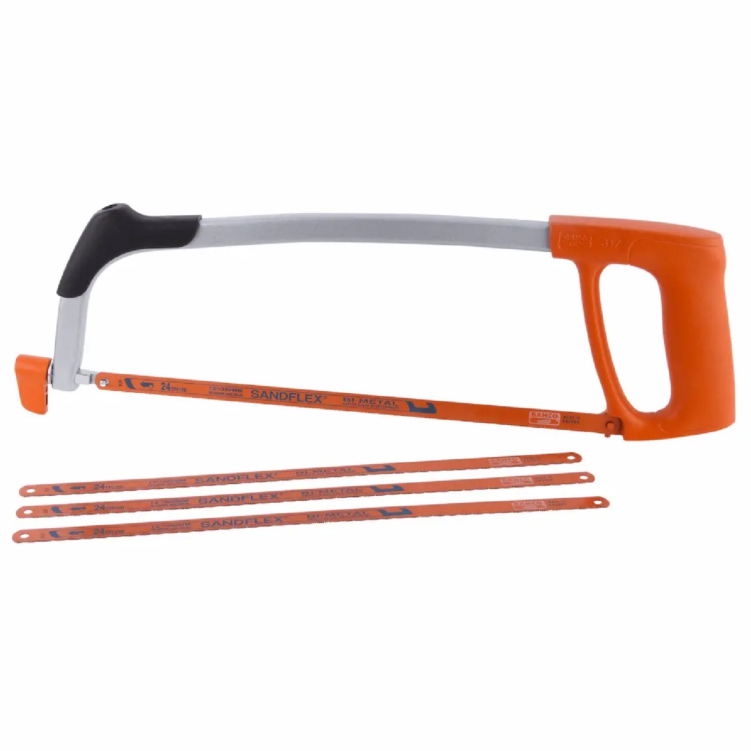 Arco De Sierra Bahco Con 3 Hojas De Sierra Sandflex