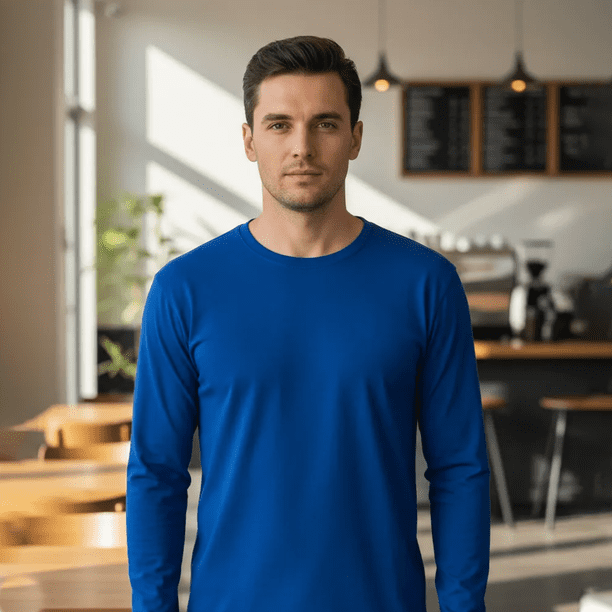 Polera Hombre Extreme Roly Manga Larga 100% Algodón