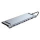thumbnail image 4 of Hub USB Carcasa De Aluminio Fácil De Usar Portátil Con Puerto PD De 100 W Puertos Múltiples 12 Puertos, 4 of 5