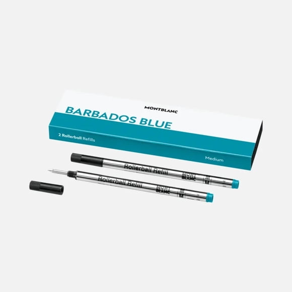 Recarga para pluma Montblanc Barbados Blue 2x1 para rollerball
