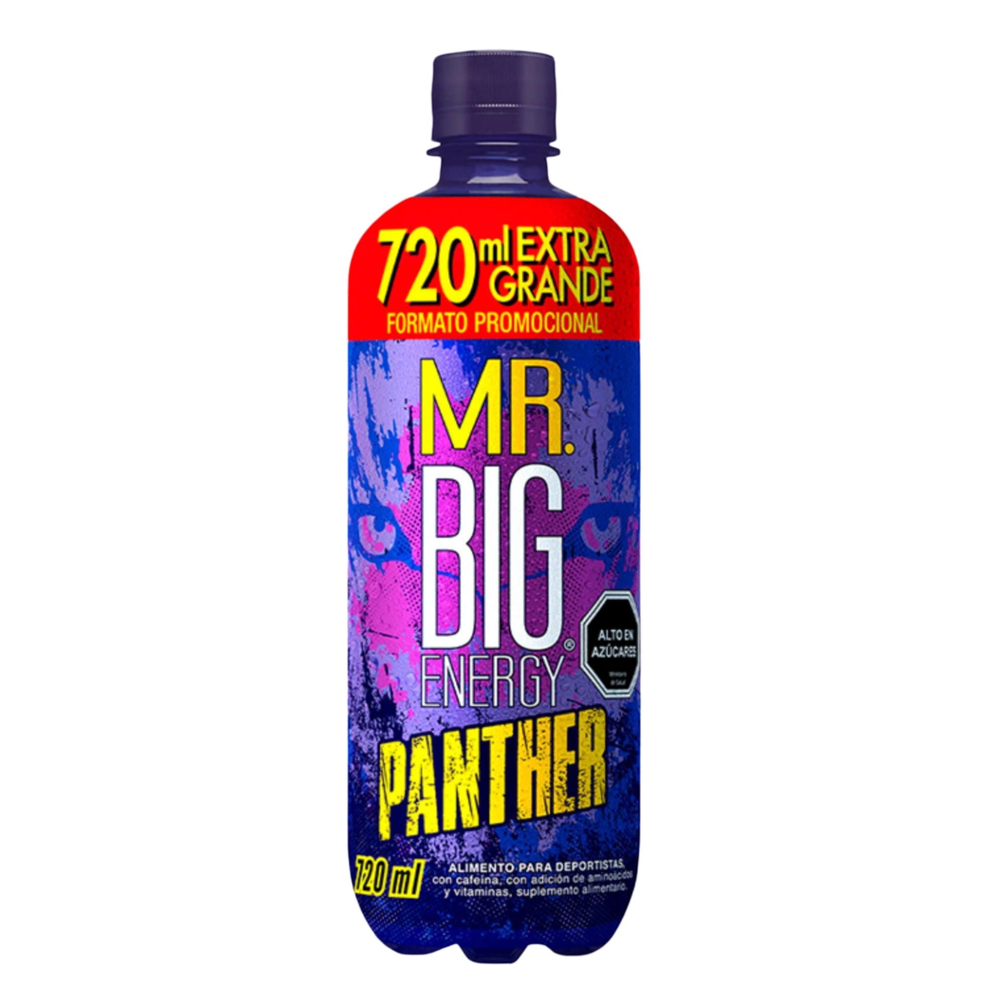 Bebida Energética Panther Botella 720 ml Mr. Big