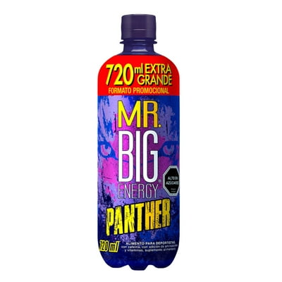 Bebida Energética Panther Botella 720 Ml Mr. Big