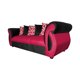 thumbnail image 3 of Sofá New Dominga 3 Cuerpos Chenille Tipo Lino Rojo, 3 of 4