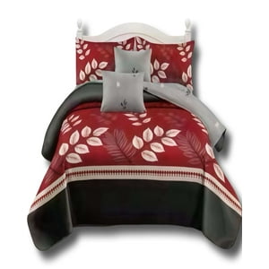 Alonso - Cobertor 9 Piezas 2 Plazas Quilt Mas Sabanas Mas Cortina De Tela