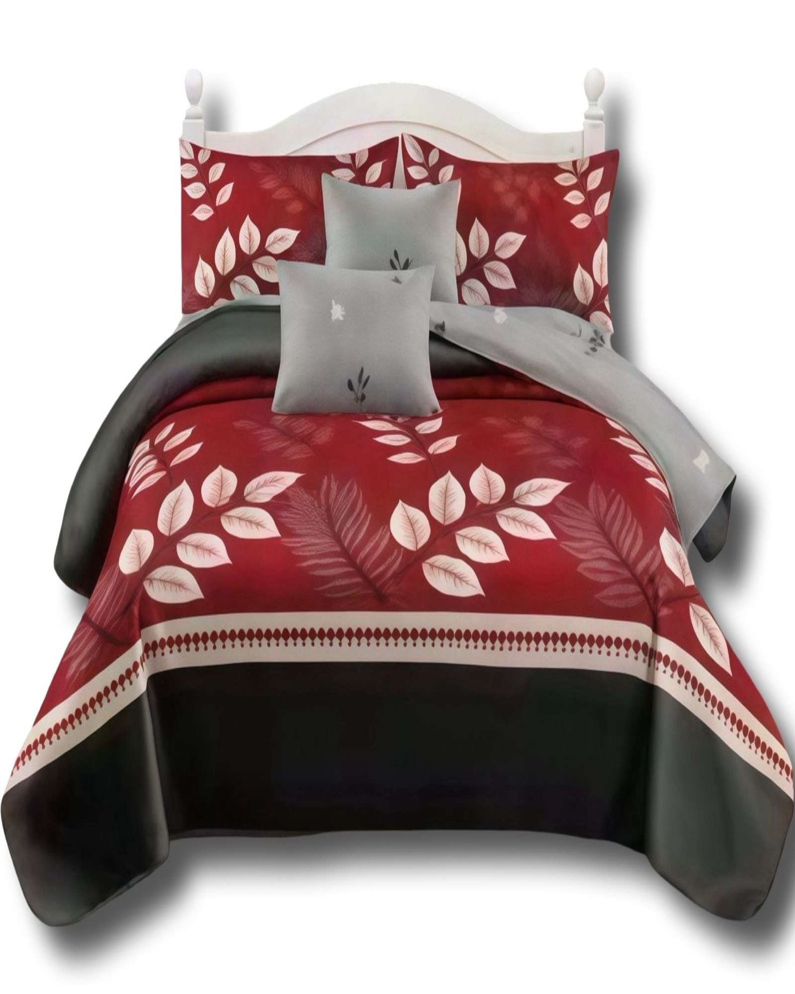 Alonso - Cubrecama 9 Piezas 2 Plazas Quilt Mas Sabanas Mas Cortina De Tela