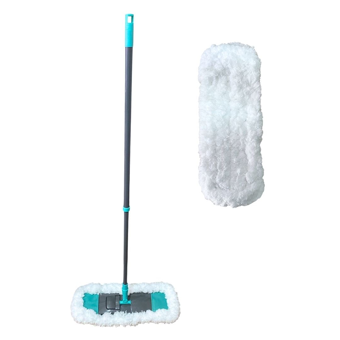 Genérico - Trapero Microfibra Mango Extensible + 1 Repuesto