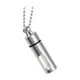 thumbnail image 5 of Collar De Urna De Cremación Contenedor Colgante De Recuerdo Para Artículos Privados Cabello Hombres Argent, 5 of 5