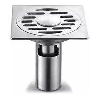 Genérica - Desagüe De Suelo De Ducha Cuadrado Enchufable Baño Sus 304 10*10Cm