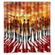 thumbnail image 1 of Cortina de ducha de Attack on Titan con ganchos (91 x 183 cm), 1 of 3