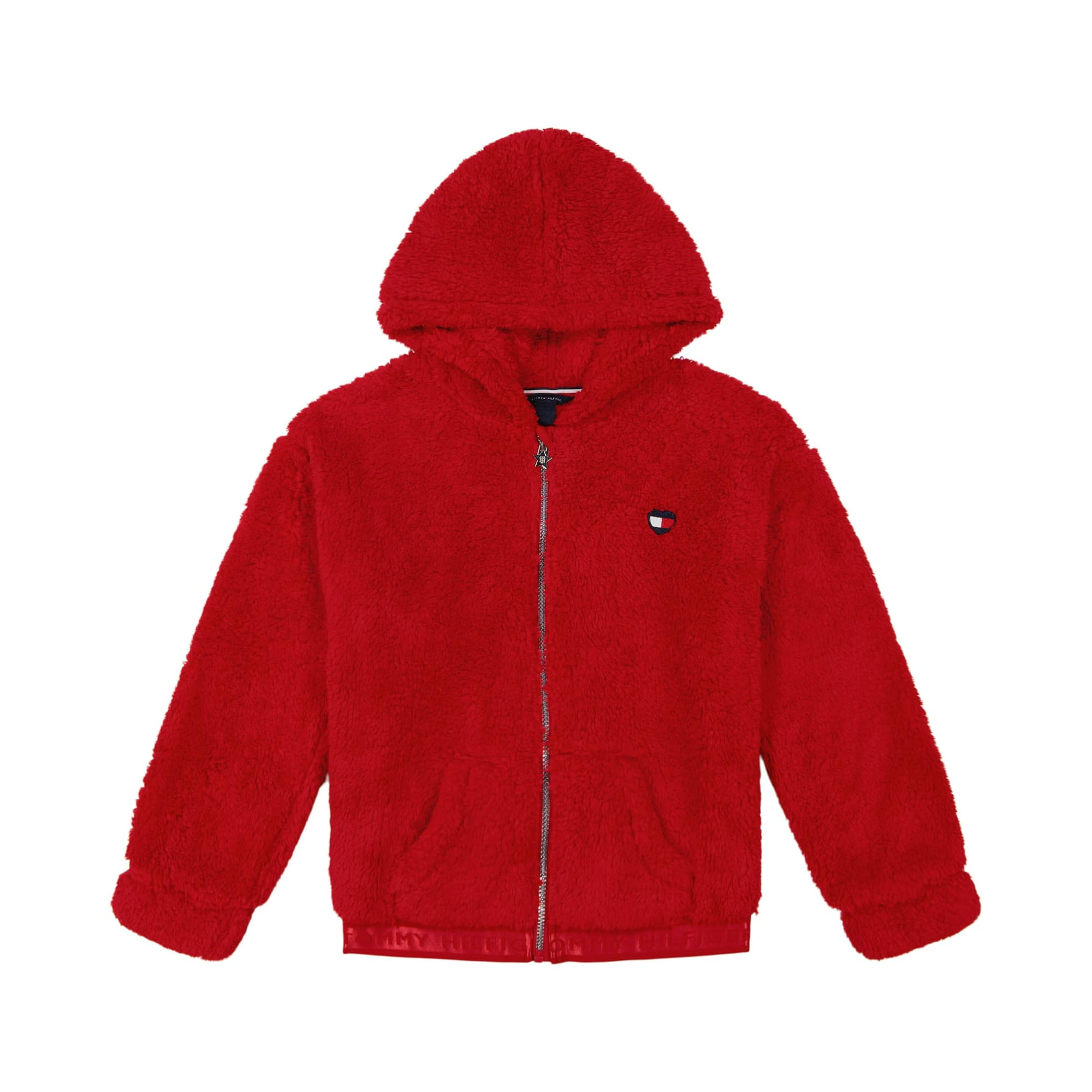 Sudadera Con Capucha Tommy Hilfiger Chili Minky Para Niñas, Talla 16