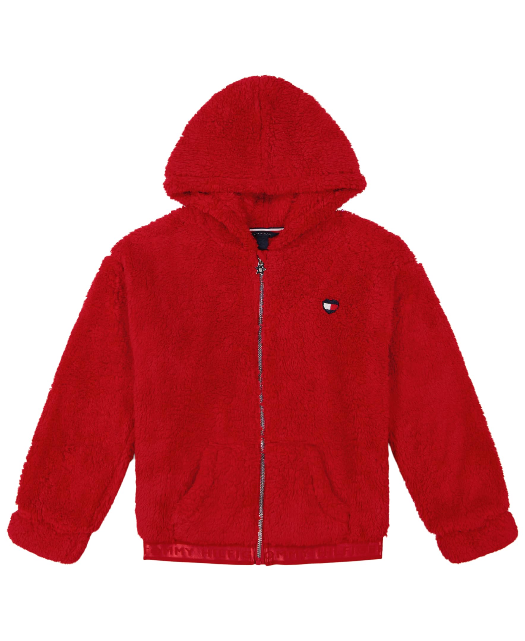 Sudadera Con Capucha Tommy Hilfiger Para Niñas Chili Minky De 12 A 14 Años