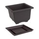 thumbnail image 1 of Macetas De Entrenamiento Con Bandeja, Modernas, Resistentes, Prácticas, Portátiles Para Patio, Patio, Cuadradas, Profundas L, 1 of 5