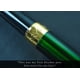 thumbnail image 4 of Pluma estilográfica Dryden Designs, punta fina, color verde esmeralda, 24 cartuchos, 4 of 8