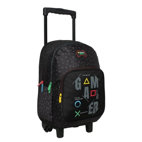 Mochila Ruedas Infantil Chips Joystick Negro Head