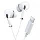 thumbnail image 1 of Audífonos Con Cable Compatibles Con Entrada iPhone Blancos, 1 of 3