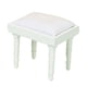thumbnail image 5 of Silla De Casa De Muñecas Muebles En Miniatura Mini Escena De Vida Para Adorno De Oficina Blanco, 5 of 5