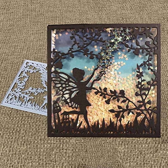 Troqueles De Corte Diy Para Scrapbooking Artista Hada Jungla Y Pasto