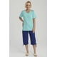 thumbnail image 2 of Polera Mujer Detalle Hombro Turquesa, 2 of 8