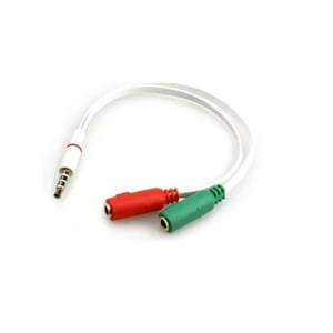 Irm - Splitter Adaptador Jack 3.5Mm Divisor De Audio Y Microfono
