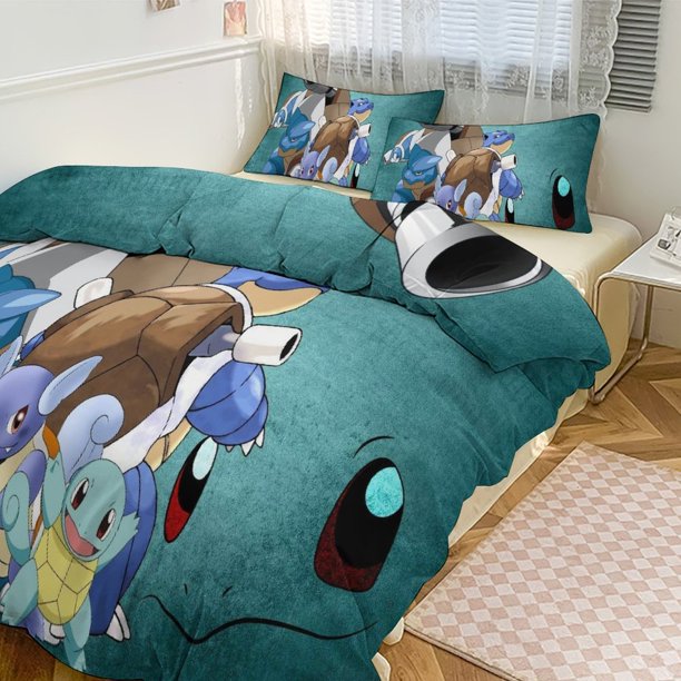 Squi_rtle Print Bedding Set Pattern Duvet Cove Set 3 Pieces 1 Quilt Cover And 2 Pillowcases for Women Men Teens