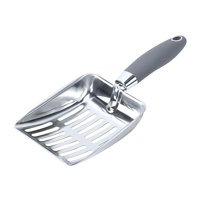 Ioensy - Cuchara Portátil Para Tamizar Arena Para Gatos, A Rayas, Ahuecada, Para Mascotas, Para Tamizar Arena