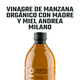 thumbnail image 3 of Vinagre de Manzana Orgánico con Madre y Miel Andrea Milano 1 x 500 ml, 3 of 6